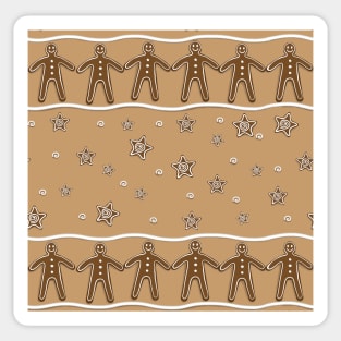 Ginger bread pattern Sticker